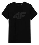 T-shirt męski 4F Koszulka z nadrukiem CZARNA