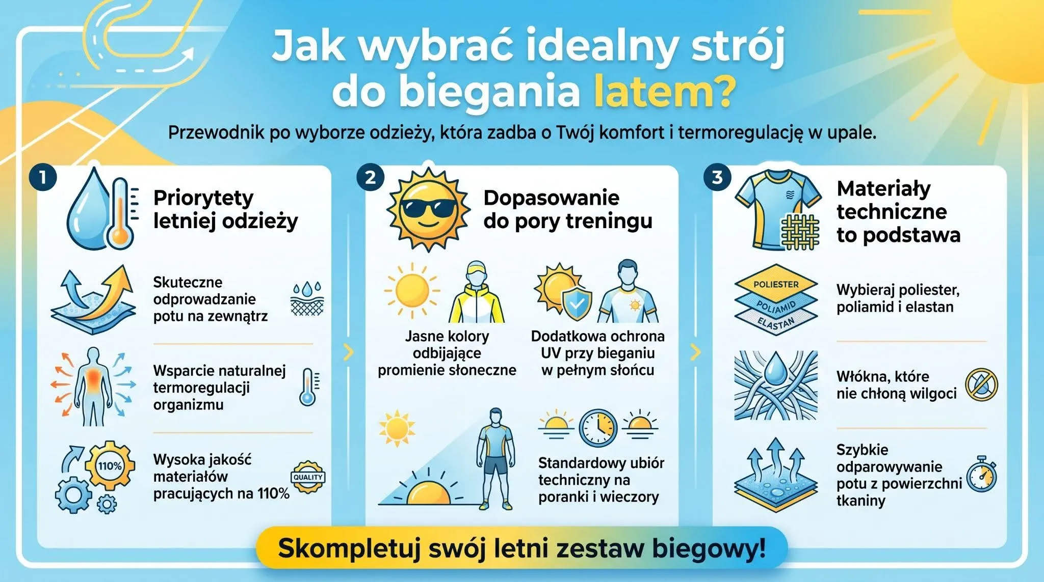 Jak wybrać idealny strój do biegania latem?