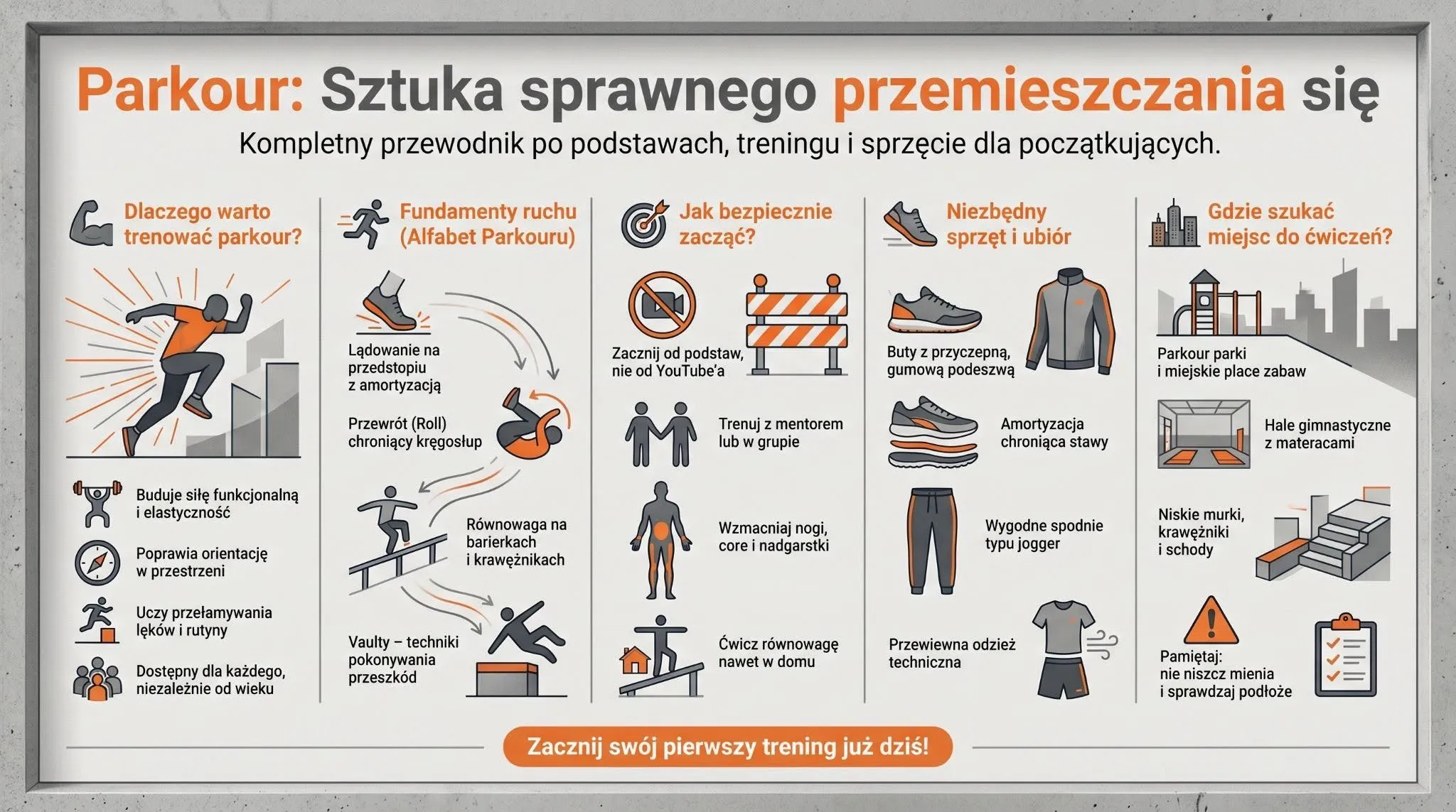 Parkour - sztuka sprawnego przemieszczania się