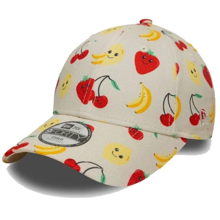 Czapka dziecięca NEW ERA Fruit 9FORTY kremowa 4-6 lat