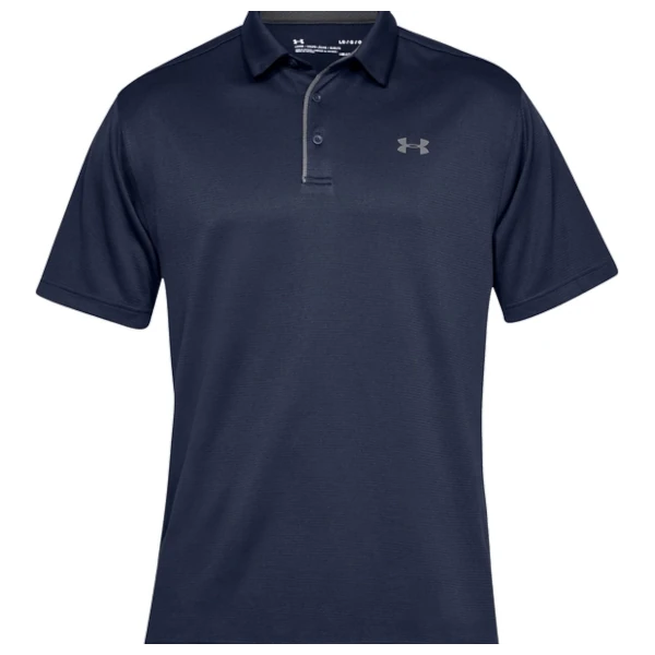 Koszulka męska polo granatowa UNDER ARMOUR Tech