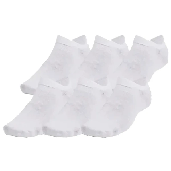 Skarpety Under Armour STOPKI Essential No Show – 6-pak BIAŁE