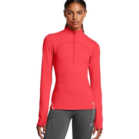 Damska koszulka UNDER ARMOUR Vanish CW 1/2 Zip różowa