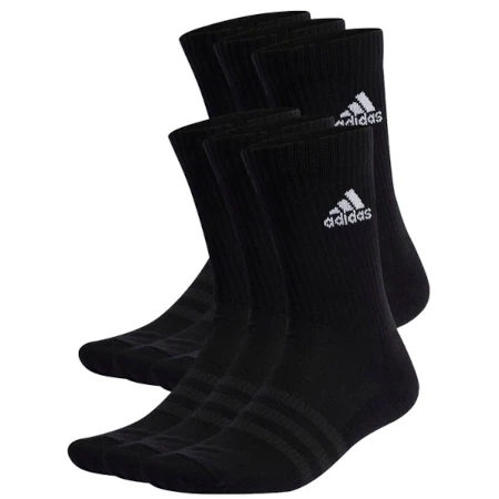 Skarpety ADIDAS Cushioned Sportswear Crew 6-pak Czarne
