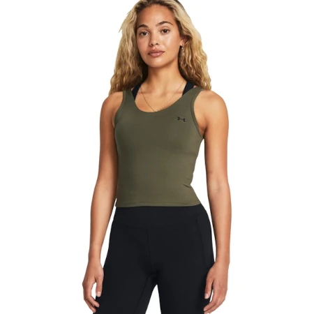 Top treningowy damski Under Armour UA bez rękawów UA Motion zielony