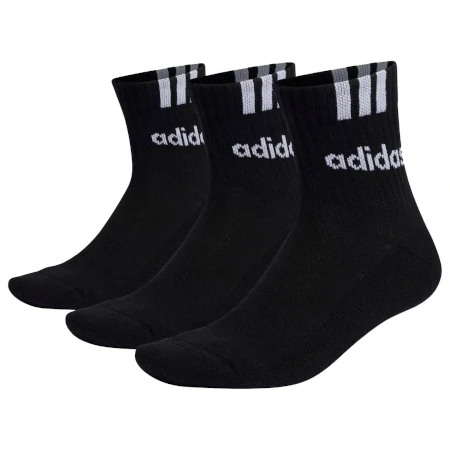 Skarpety ADIDAS męskie 3-Stripes Linear Half-Crew Cushioned 3PACK