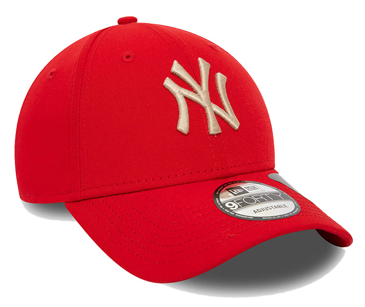 Czapka z daszkiem NEW ERA NYY MLB Repreve Red 9FORTY czerwona