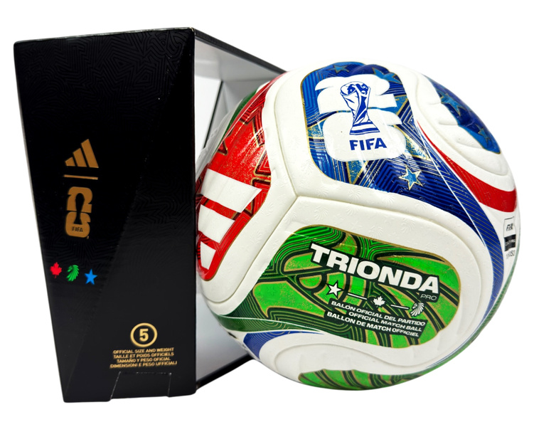 Piłka Adidas Trionda PRO Meczowa Nożna MŚ FIFA 2026 r 5 JD8021