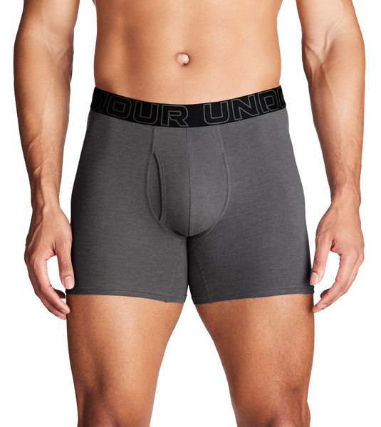 Bokserki męskie UNDER ARMOUR Szare - 3 PAK Performance 6in