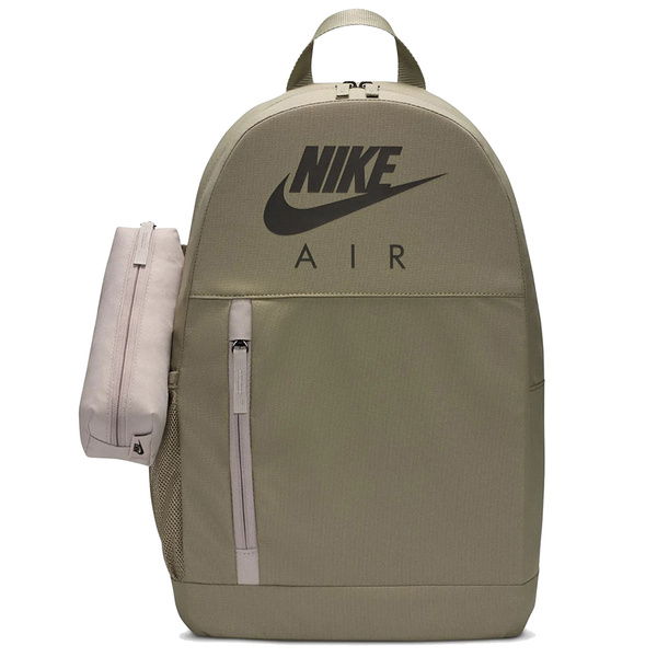 Plecak NIKE AIR Elemental SZKOLNY Sportowy + Piórnik Zielony Khaki 20L