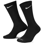 Skarpety długie NIKE 6-PAK Everyday Plus Cushioned Czarne Dri-FIT