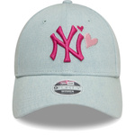 Czapka z daszkiem NEW ERA NYY Womens Denim Icon 9FORTY Cap zielona