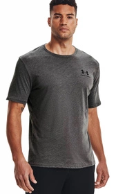 Koszulka męska Under Armour szara Left Chest Short Sleeve Shirt 