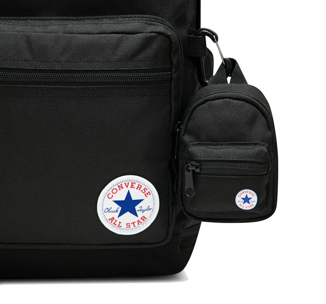 Plecak szkolny CONVERSE Go 2 Sportowy Czarny 24L + ETUI MINI BP
