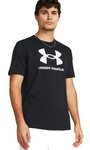 Koszulka męska Under Armour z krótkimi rękawami Logo czarna