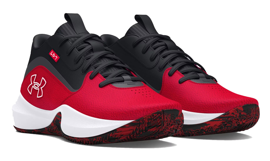 Buty UNDER ARMOUR Sportowe Męskie UA Lockdown 7 czerwone
