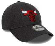 Czapka z daszkiem NEW ERA Chicago Bulls Melton Wool 9FORTY szara