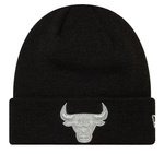 Czapka zimowa NEW ERA Chicago Bulls NBA Metallic Knit Beanie czarna