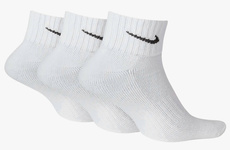 Skarpety NIKE do kostki białe 3 PARY amortyzacja Meskie Damskie 3-pak