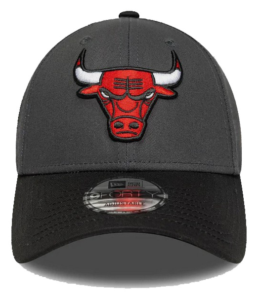 Czapka z daszkiem NEW ERA Chicago Bulls NBA Sidepatch 9FORTY szara