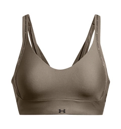 Stanik treningowy Under Armour UA Infinity Low 2.0 Strap Bra Brązowy