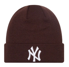 Czapka zimowa NEW ERA NYY League Knit Beanie brązowa