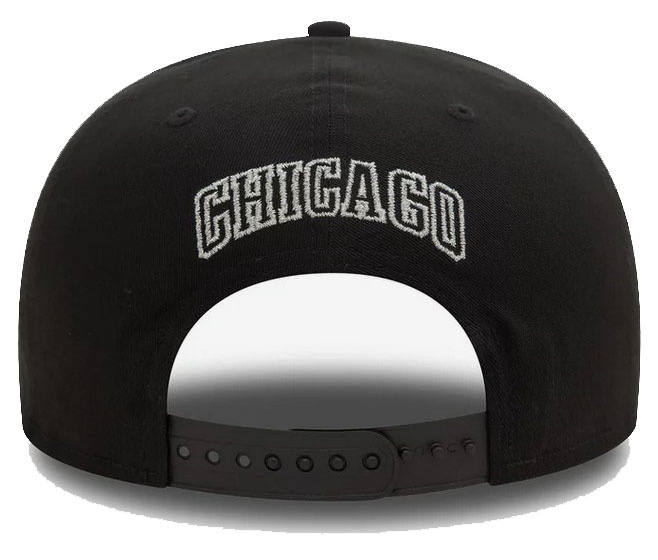 Czapka z daszkiem NEW ERA Chicago Bulls Metallic  Black 9FIFTY czarna M/L