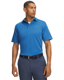 Koszulka męska polo UNDER ARMOUR Tech Blue