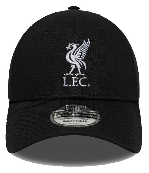 Czapka z daszkiem NEW ERA Liverpool FC Core czarna 9FORTY Adj Cap