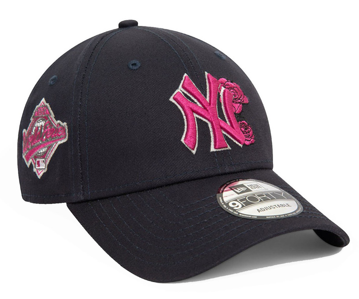 Czapka z daszkiem NEW ERA NY Yankees Flower Icon 9FORTY granatowa