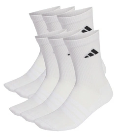 Skarpety ADIDAS męskie CUSHIONED CREW 6-Pak białe