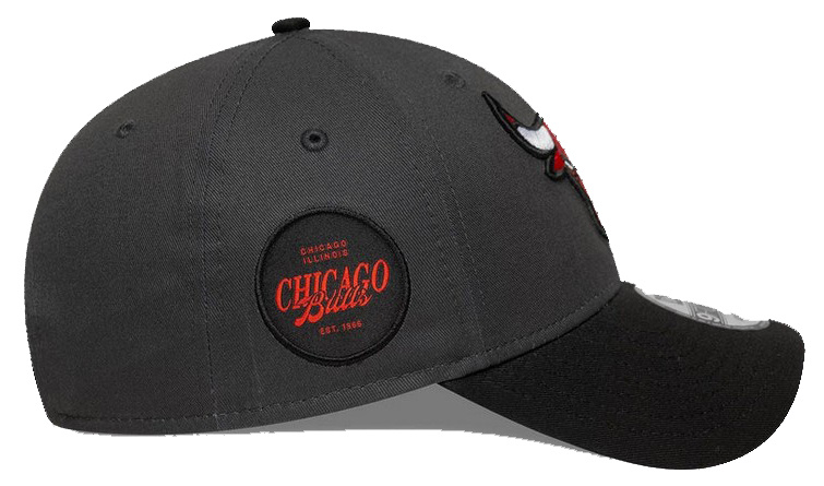 Czapka z daszkiem NEW ERA Chicago Bulls NBA Sidepatch 9FORTY szara