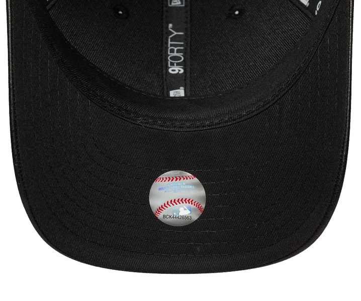 Czapka z daszkiem NEW ERA NYY MLB PU Black 9FORTY M-Crown czarna