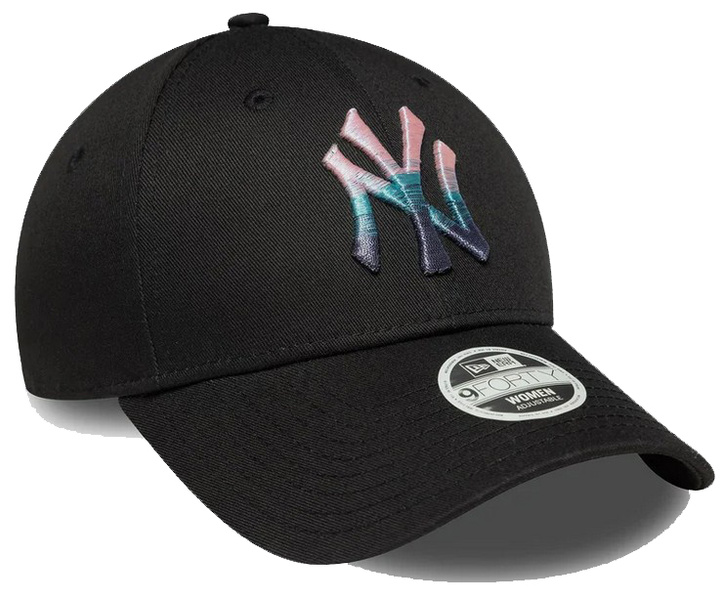Czapka z daszkiem NEW ERA damska NYY MLB Metallic Logo 9FORTY czarna