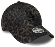 Czapka z daszkiem NEW ERA damska LA Dodgers Cosy Leopard 9FORTY czarna
