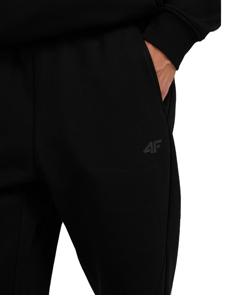 Spodnie dresowe 4F męskie czarne Treningowe