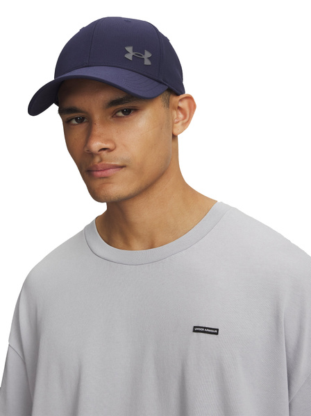 Czapka męska z daszkiem UNDER ARMOUR Low Storm granatowa