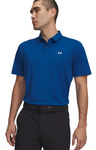 Koszulka męska polo UNDER ARMOUR Tee To Green Pique Polo niebieska