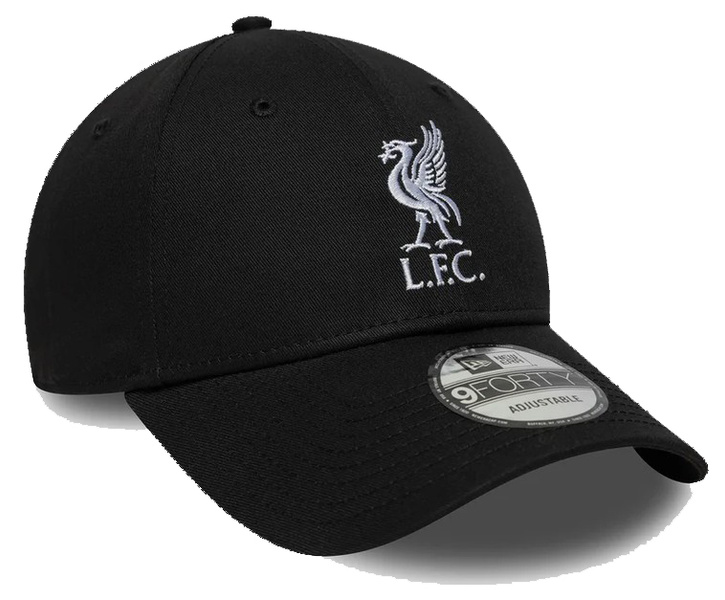 Czapka z daszkiem NEW ERA Liverpool FC Core czarna 9FORTY Adj Cap