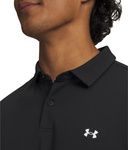 Koszulka męska polo UNDER ARMOUR Tee To Green Pique Polo czarna 