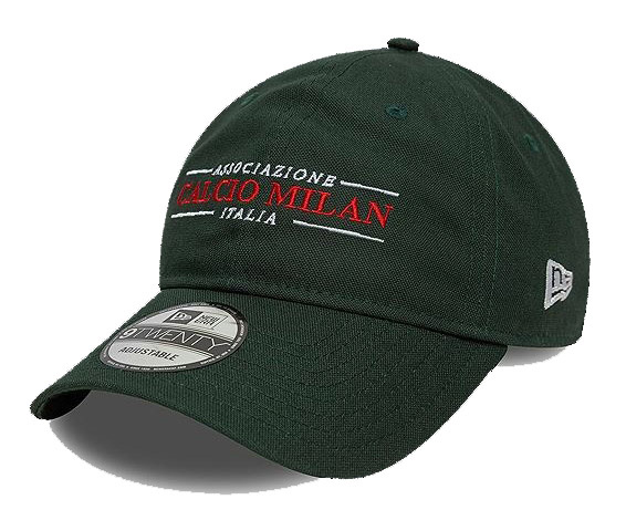 Czapka z daszkiem NEW ERA Sports Club AC MILAN 9TWENTY zielona