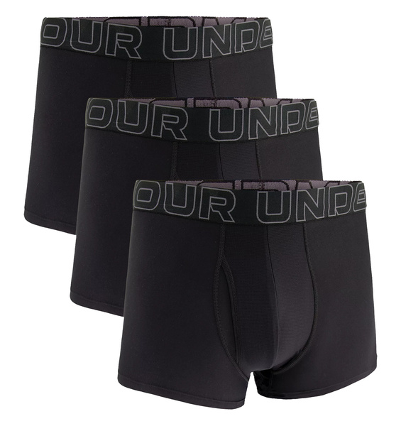 Bokserki męskie UNDER ARMOUR Czarne - 3 PAK Performance Tech 3in