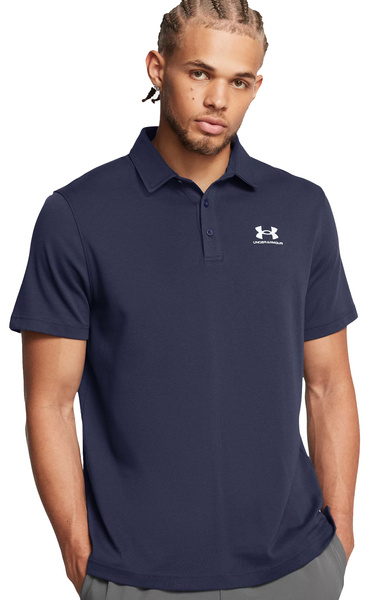 Koszulka męska polo UNDER ARMOUR Icon granatowa