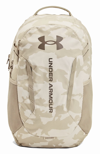 Plecak sportowy UNDER ARMOUR Szkolny Hustle 6.0 beż moro 29L