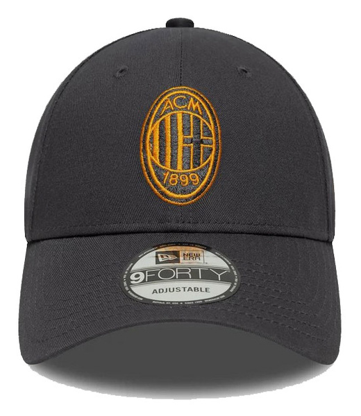 Czapka z daszkiem NEW ERA AC Milan 9FORTY szara