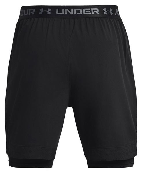 Spodenki męskie UNDER ARMOUR Sportowe UA Vanish Woven 2w1 czarne