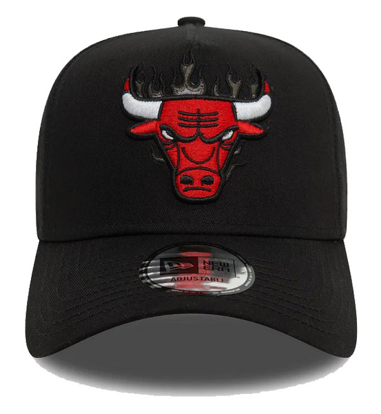 Czapka z daszkiem NEW ERA Chicago Bulls NBA Flame Black 9FORTY 