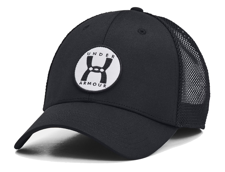 Czapka z daszkiem Under Armour Blitzing Trucker 1383441-001 Czarna Uniwersalna