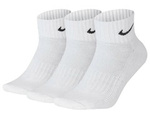 Skarpety NIKE do kostki białe 3 PARY amortyzacja Meskie Damskie 3-pak