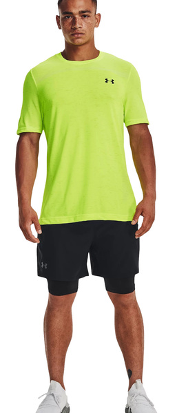Spodenki męskie UNDER ARMOUR Sportowe UA Vanish Woven 2w1 czarne